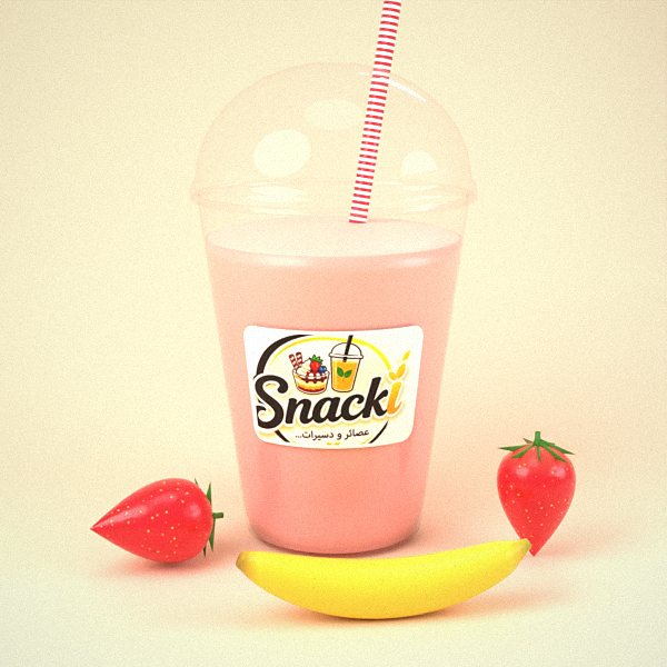Jus banane-fraise